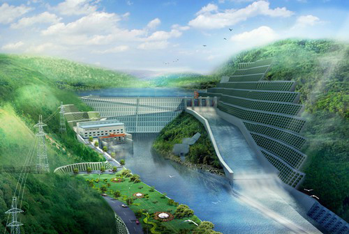 城关老挝南塔河1号水电站项目